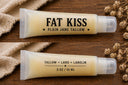 Tallow & Lanolin Lip Balm — FAT KISS | Deep Healing for Dry Chapped Lips